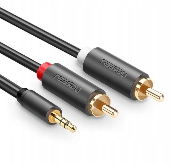 Przewód Kabel Audio Ugreen MINI JACK 3,5MM -  2X RCA CINCH Jak Nowy