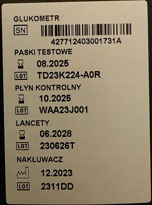 Glukometr Glucomaxx NOWE!!! Niebieski