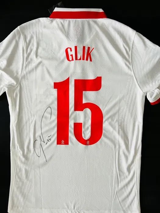 Meczowa Koszulka Reprezentacji z ME Kamil Glik z Autografem!