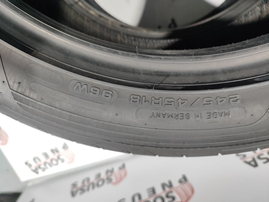 2 pneus semi novos 245-45R18 Goodyear - Oferta dos portes