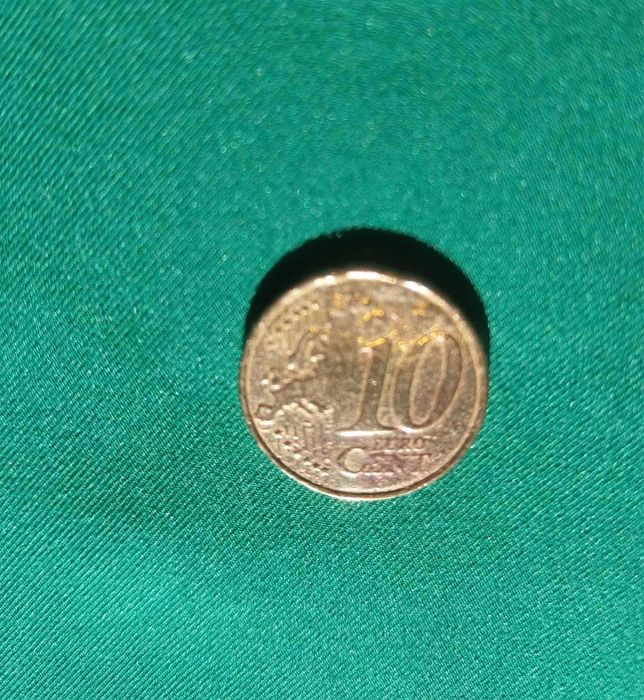 Moeda 0,10€ com Defeito