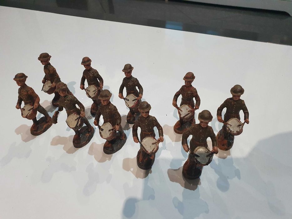 Elastolin Germany. Bardzo stare figurki żołnierzyków
