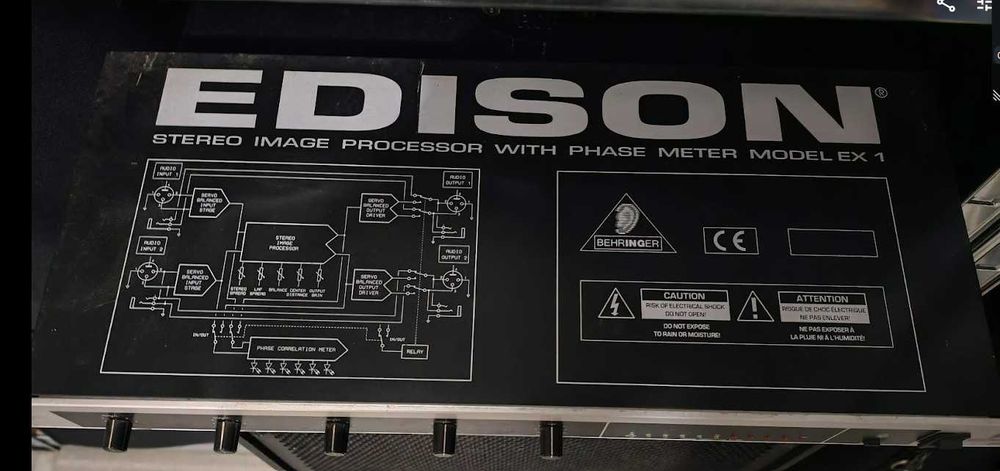 Behringer Edison EX-1 Stereo Image Processor Phase Meter