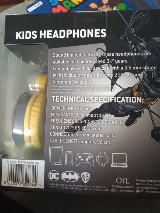 Słuchawki dziecięce