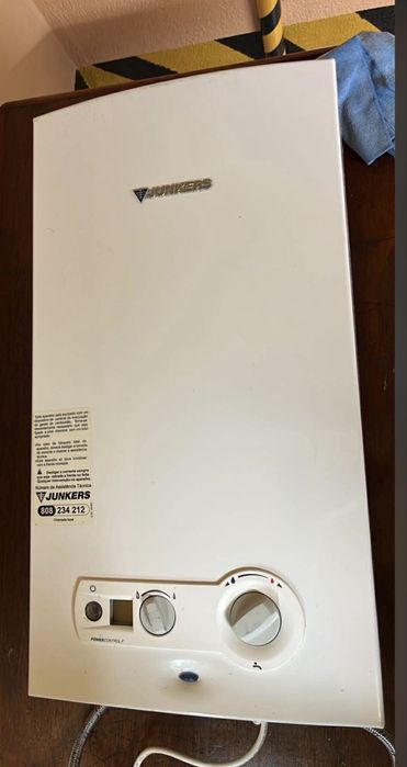 Esquentador Junkers a gas de botija