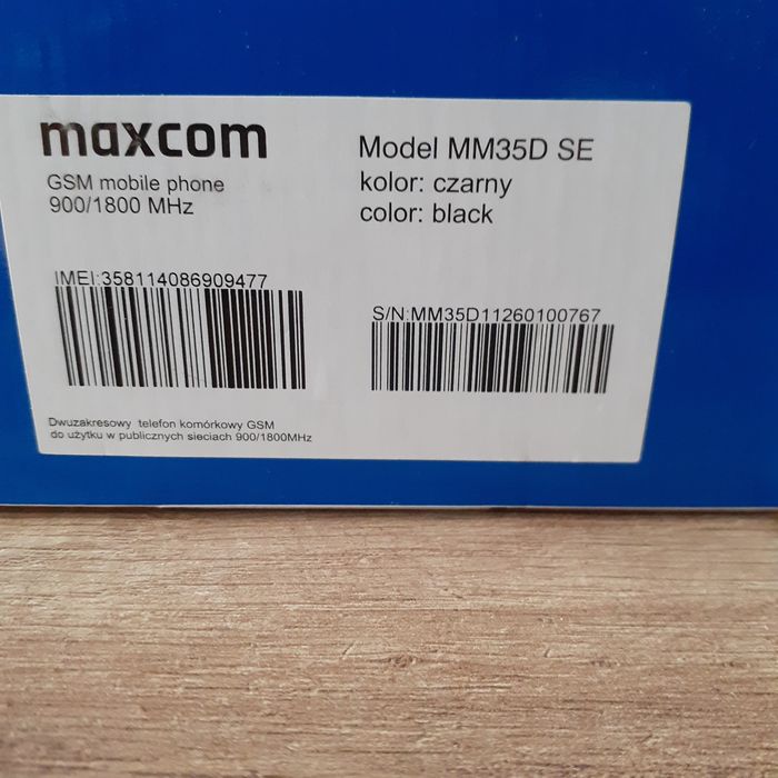 Telefon Maxcom  dla seniora