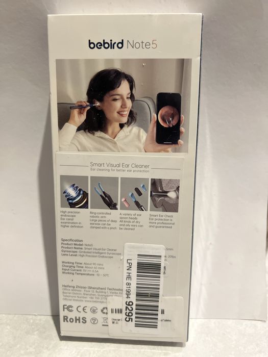 Розумний отоскоп Bebird Note5 Pro з HD-камерою та Wi-Fi