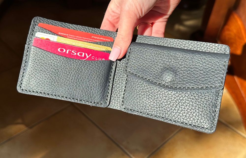 Portfel ręcznie robiony ze skóry naturalnej