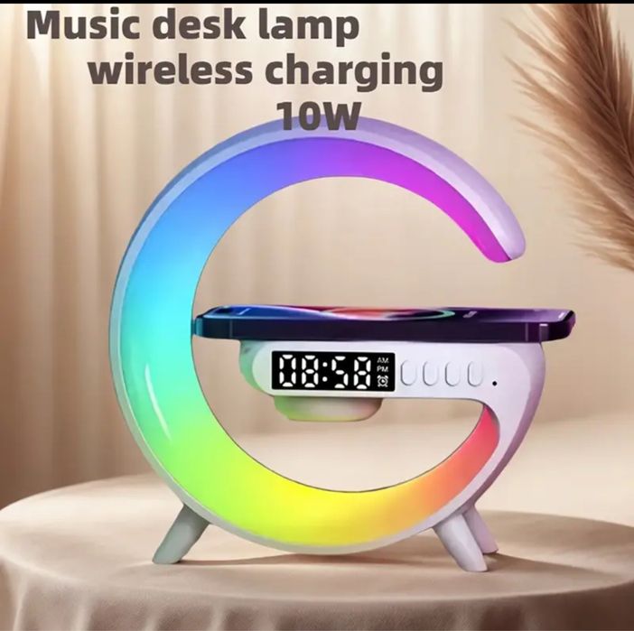 Бездротова зарядка Kouzone з будильником