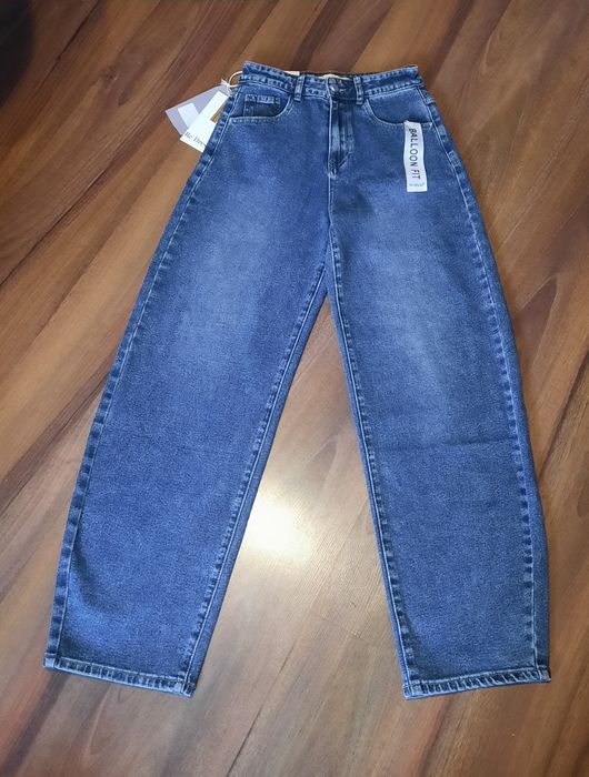 balony, firma Re-dress w cudownym odcieniu jeansu rozmiar S/36 nowe