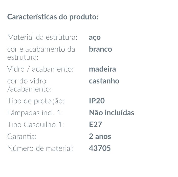 Candeeiro de teto TOWNSHEND - EGLO