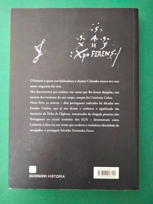 Cristóvão Colon (Colombo) Era Português - Manuel Luciano da Silva