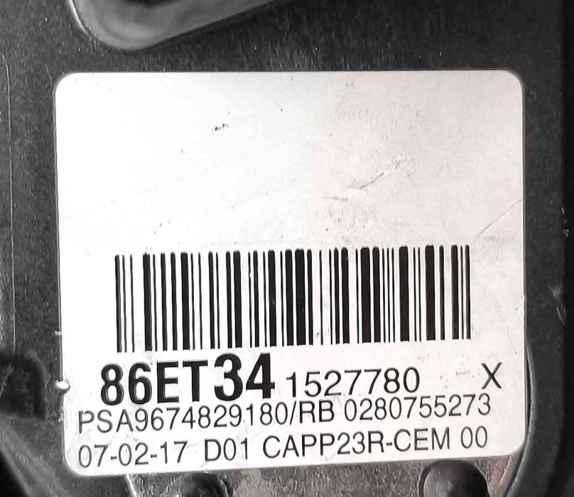 Pedal do Acelerador 9674829180 - PEUGEOT 308 SW II Caixa/Combi