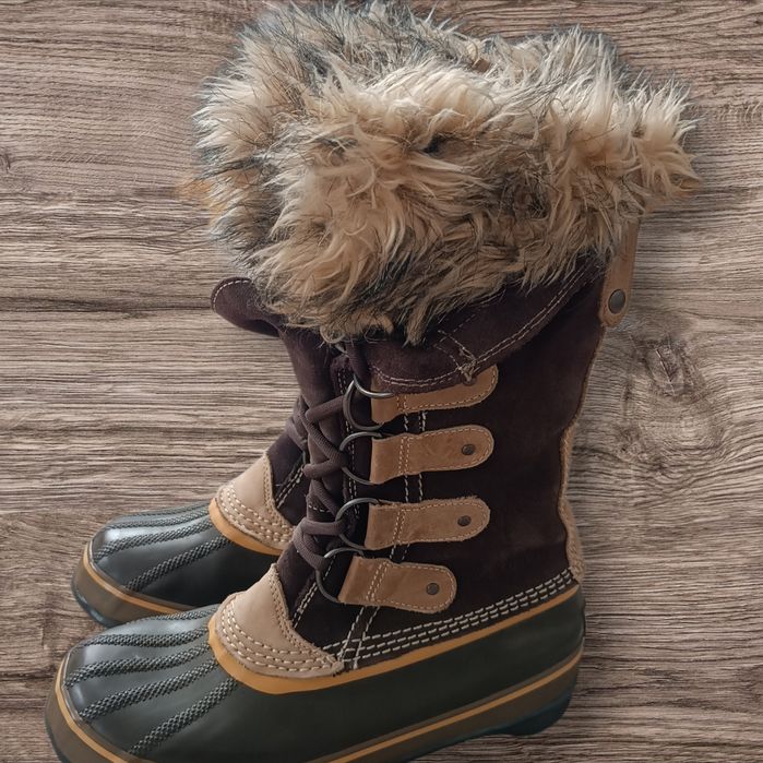 Buty Sorel Joan Arctic Śniegowce Ocieplane Wodoodporne Zimowe r. 40