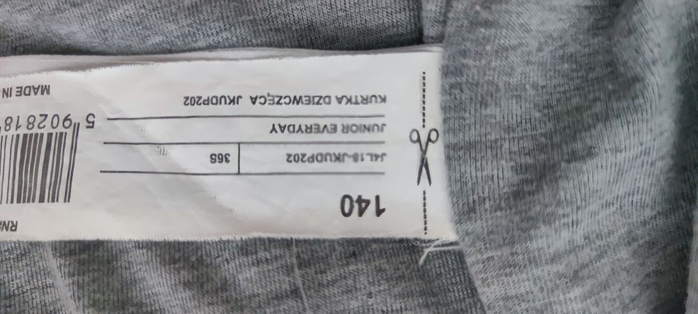 Świetna kurtka pikowana - bezrękawnik 2w1 4F 140 cm