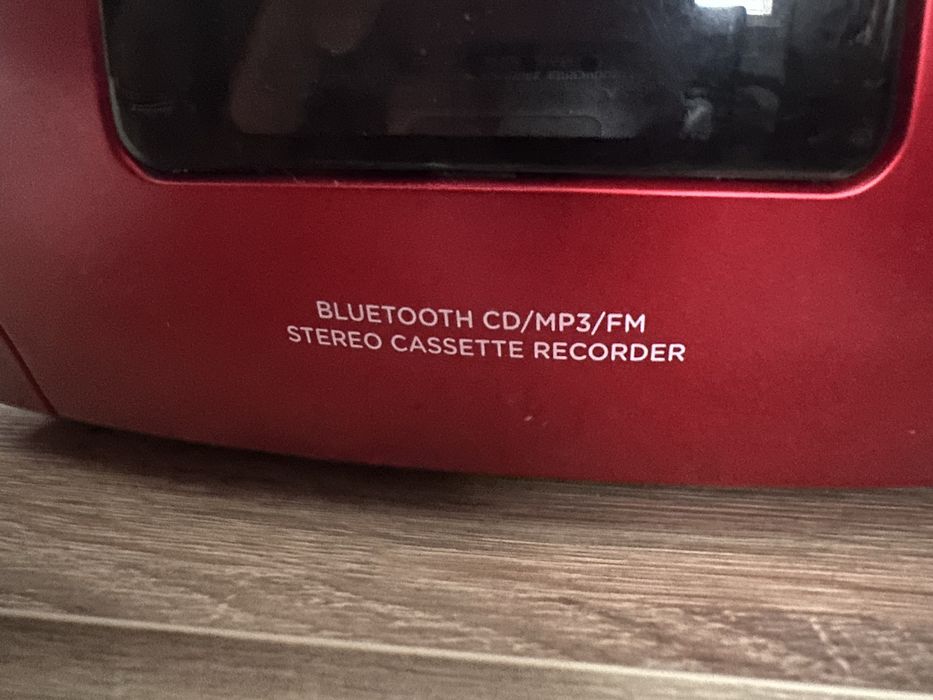 Boombox Radio Aiwa BBTC-550RD Czarno-czerwony