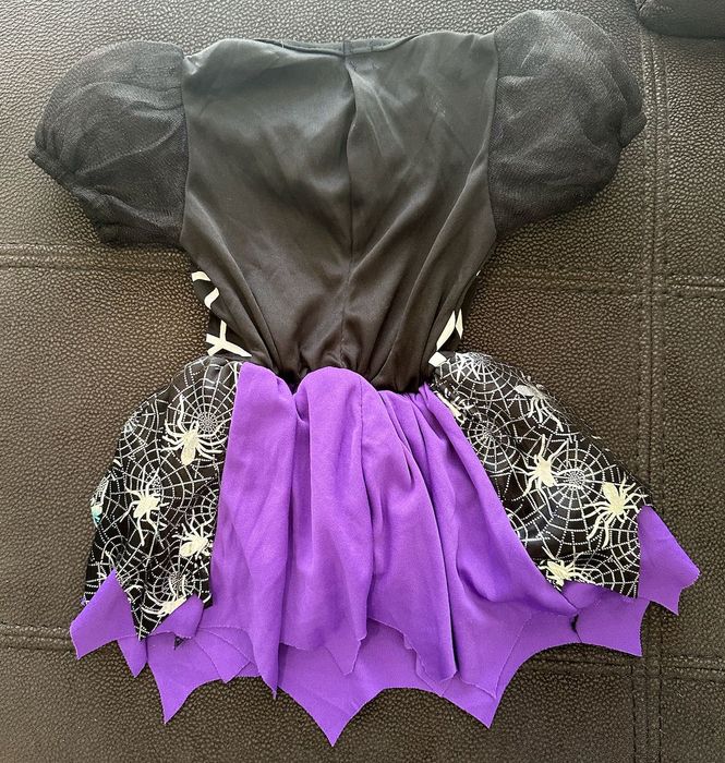 Vestido Bruxa 12M Novo
