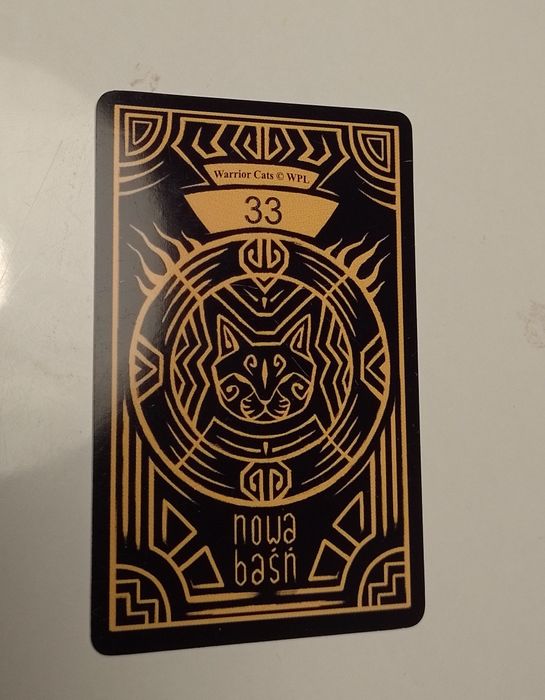 Karta kolekcjonerska wojownicy Las Podzielony NISKI NUMER KARTY!