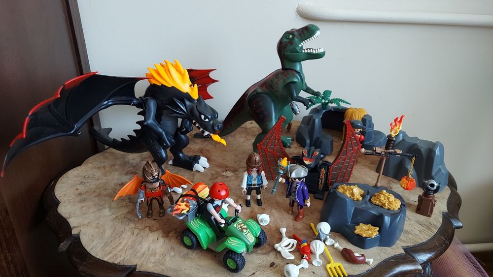 Playmobil - Dragon - Dinozaur- Całość