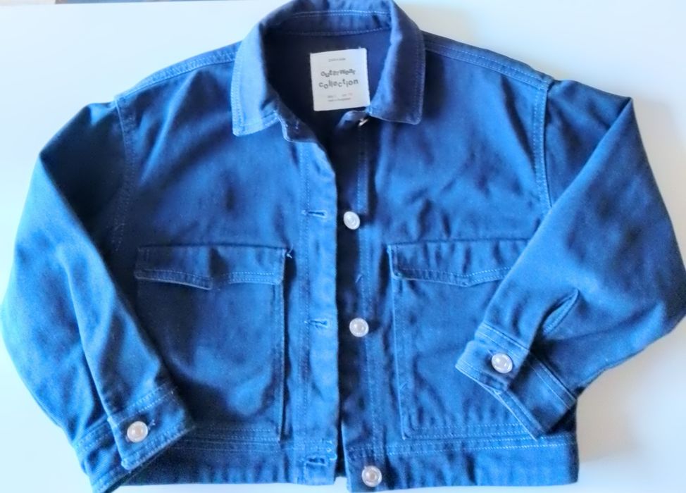 Джинсова куртка для дівчинки ZARA на 8років,куртка Демі Old Navy М(8)