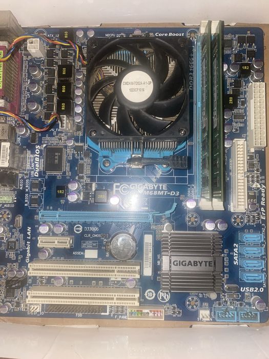 продаю комплект для бюджетного гейминга AM3s