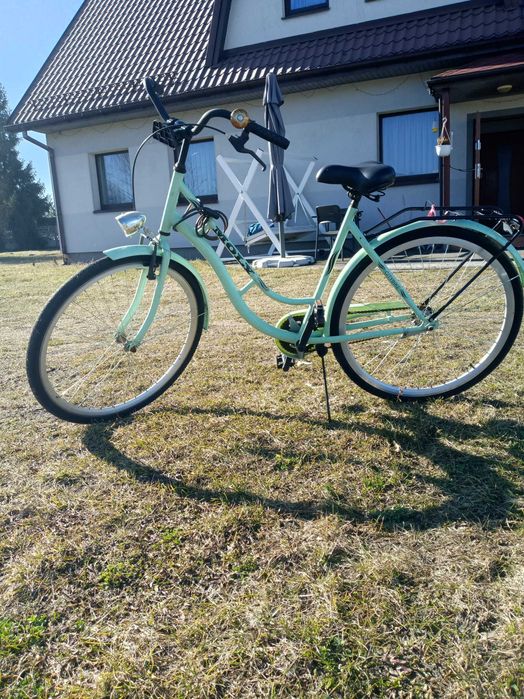 Rower damski Miętowy