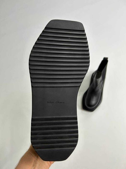 Rick Owens platform boots black черевики чоботи чорні ботинки черные