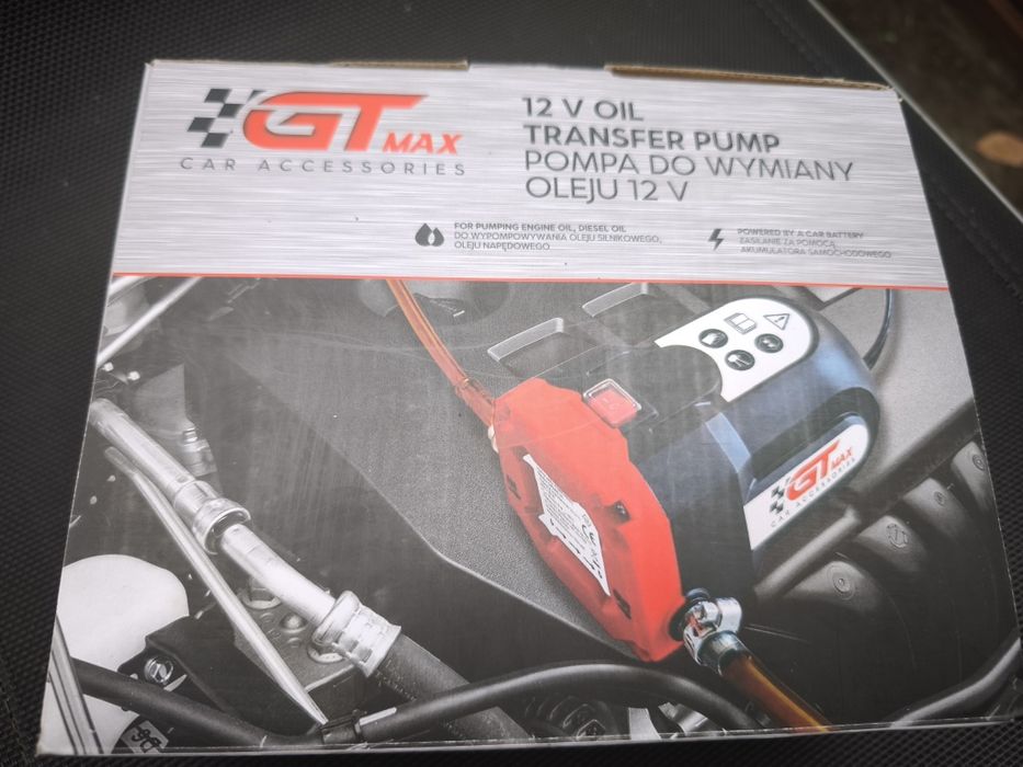 GT Max Pompa do wymiany oleju 12 V