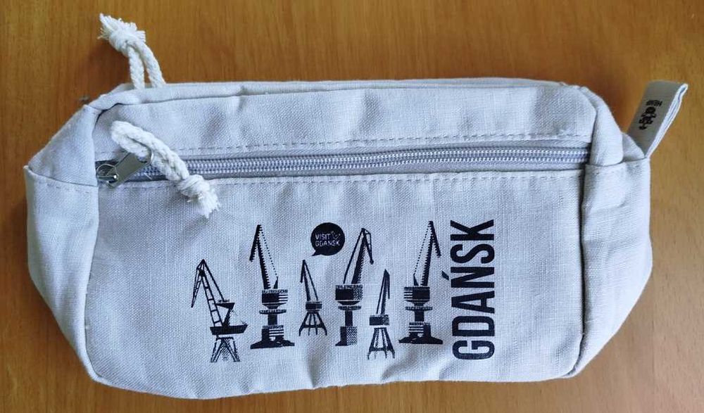 Piórnik / Kosmetyczka "Visit Gdańsk" - Oryginalny Upominek z Gdańska!