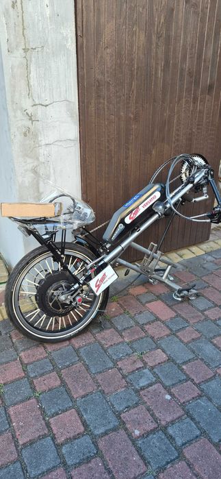Przystawka elektryczna rowerowa do wózka inwalidzkiego, handbike