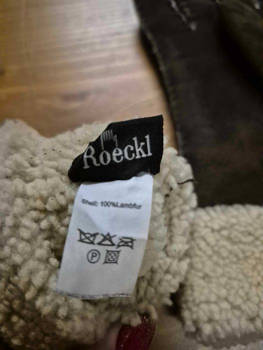 Rękawice ciepłe z skóry jagnięcej Roeckl  r. S