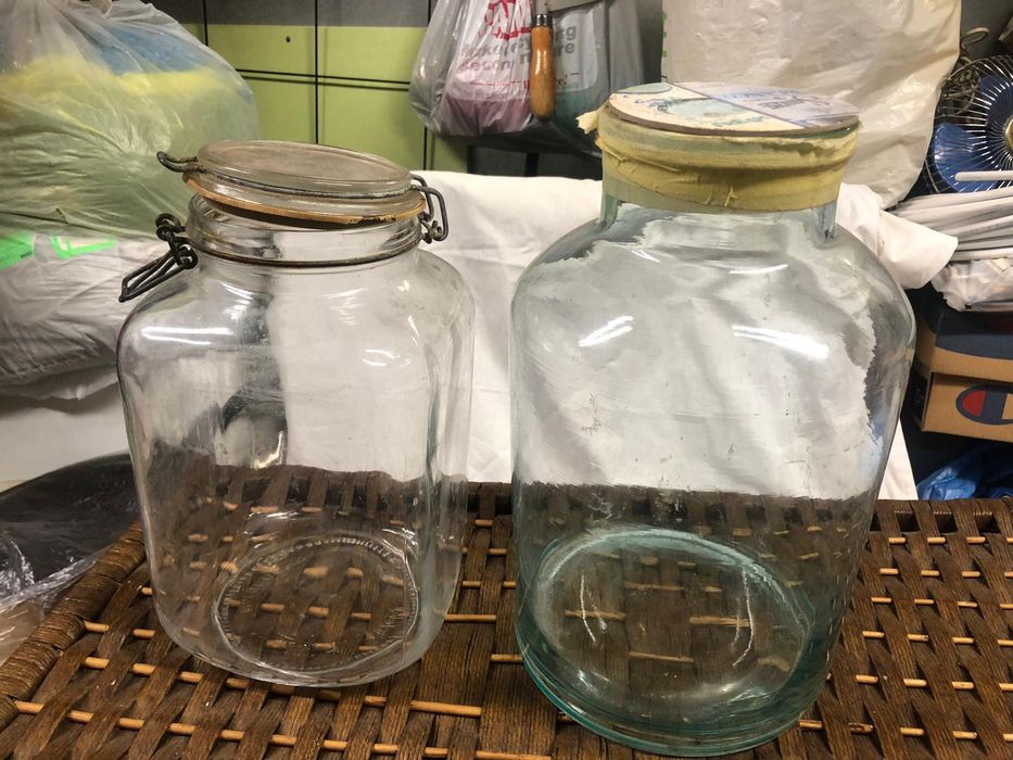 Duże stare słoje weki na syrop ogórki 3-4l / cena za dwa