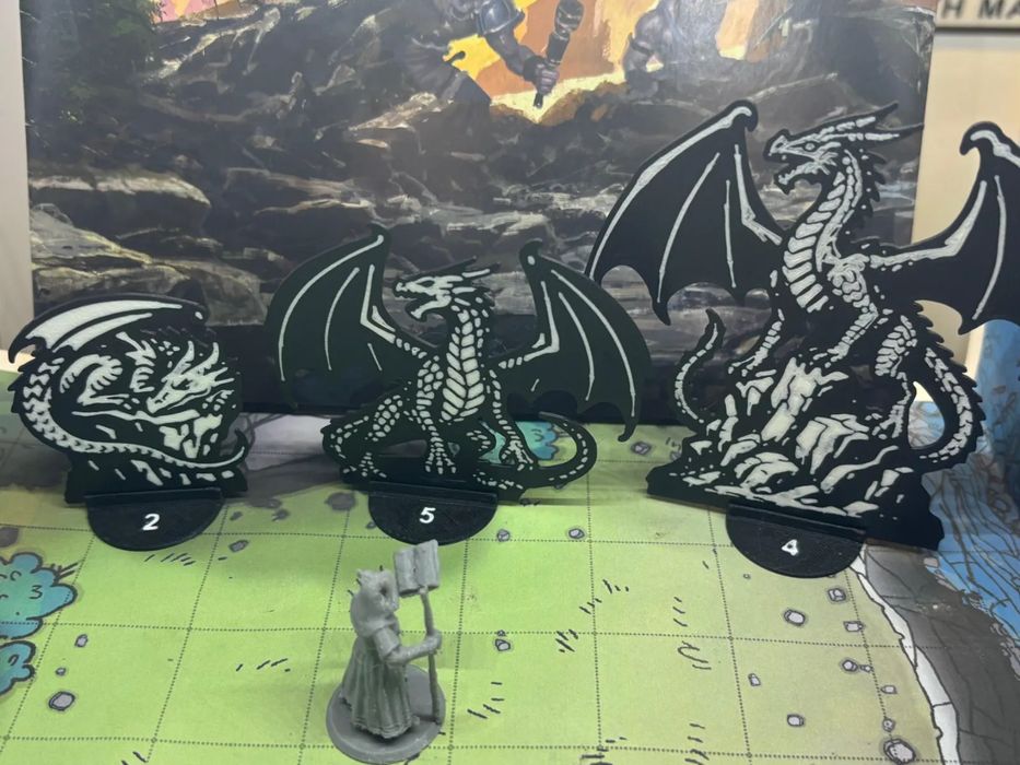 Pack 5 Tokens D&D Cryovain 2D