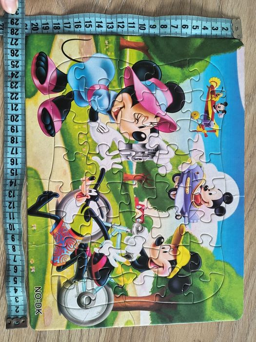 Puzzle Myszka Miki 27.5 x 20.5 cm vintage