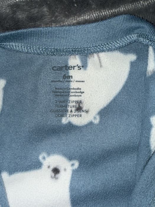 Флісові чоловічки Carter’s (6 місяців)