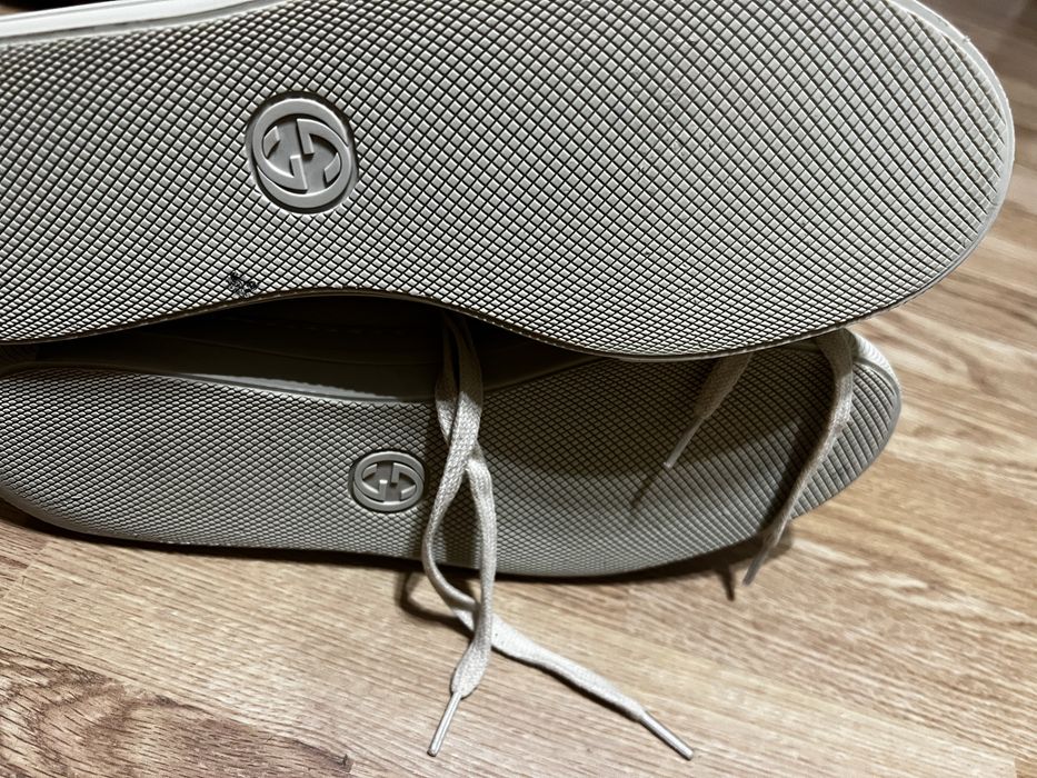 Високі шкіряні кеди gucci major tiger (оригінал