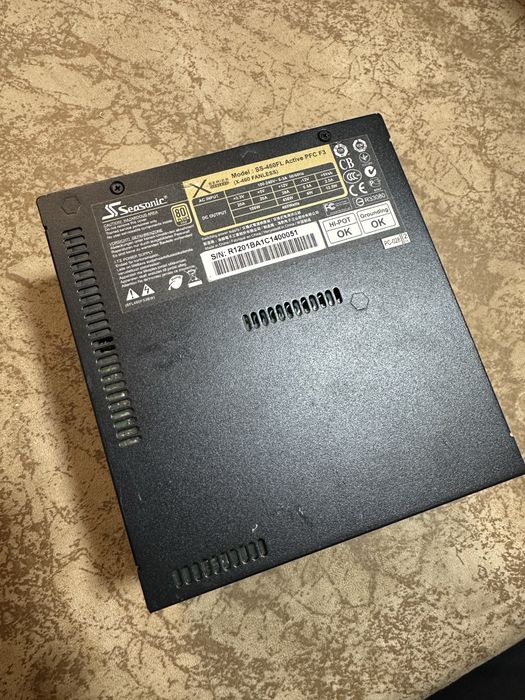 Seasonic X‑Series Fanless 460W — 80 PLUS Gold, бесшумный, оригинал