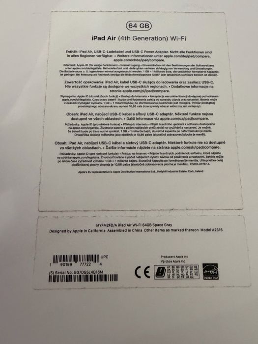 iPad Air 4 64gb WiFi + iPad Smart Keyboard