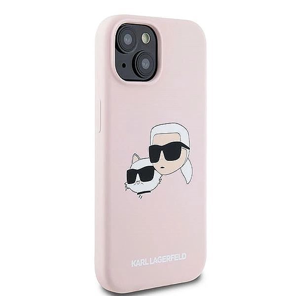 Etui Karl Lagerfeld Silicone Karl&Choupette MagSafe na iPhone 15 / 14