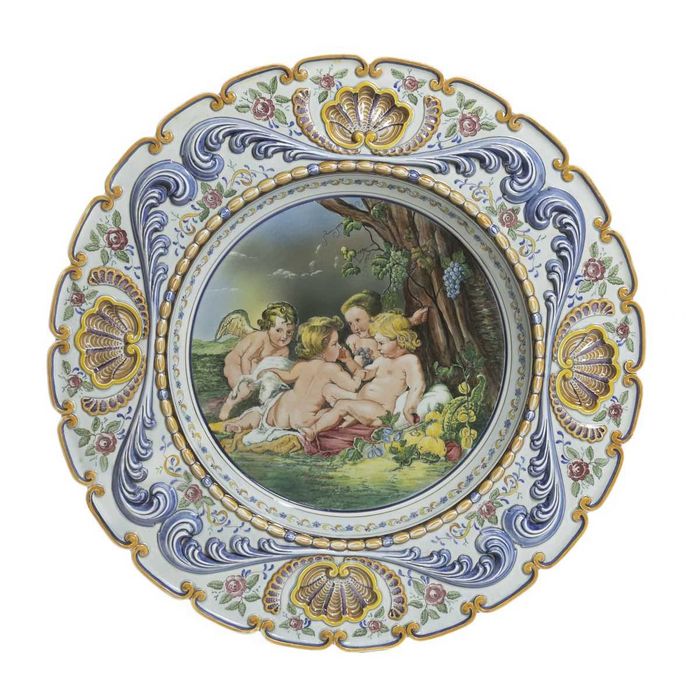 Imponente Travessa em Porcelana Inglesa Davenport