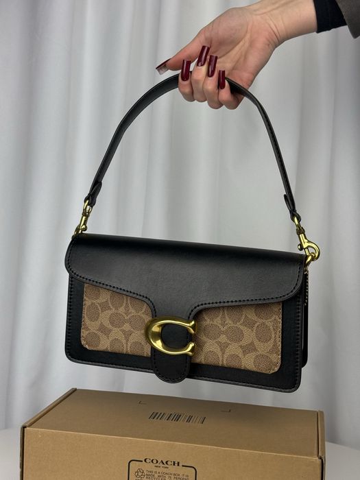 Жіноча сумка Coach tabby original шкіряна