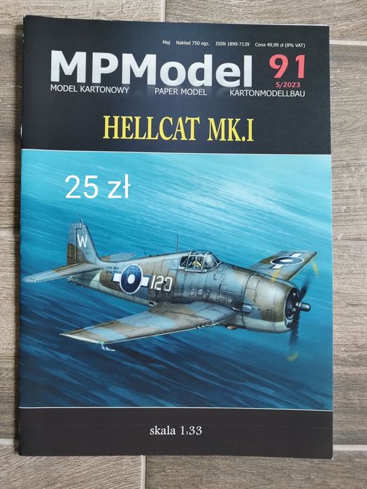 Model kartonowy Hellcat MK.I