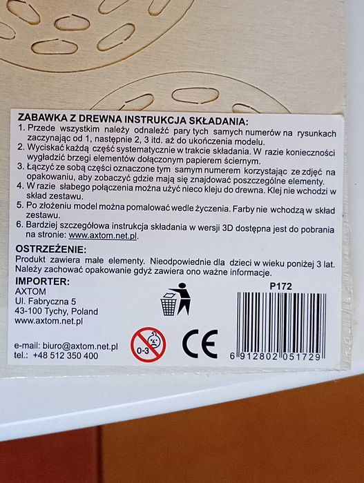 Puzzle 3D Krzywa Wieża w Pizie