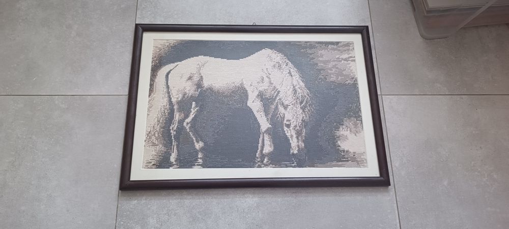Obraz haft krzyżykowy koń 40x 58