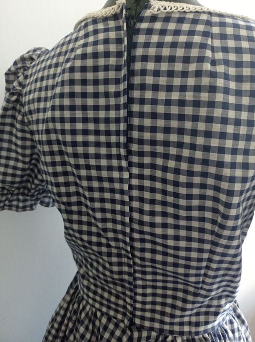 Винтажное ретро платье баварский австрийский стиль винтаж раритет