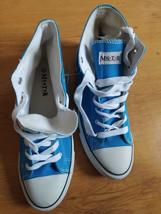 Trampki wysokie niebieskie  rozmiar 43 / 42