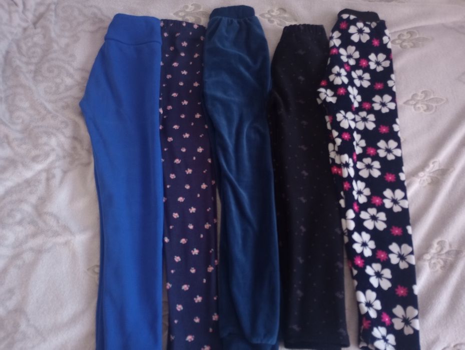 Śliczne spodnie/getry ocieplane