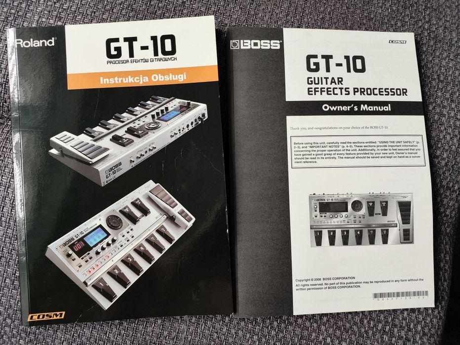 Boss GT-10 multiefekt gitarowy + oryginalny zasilacz Roland