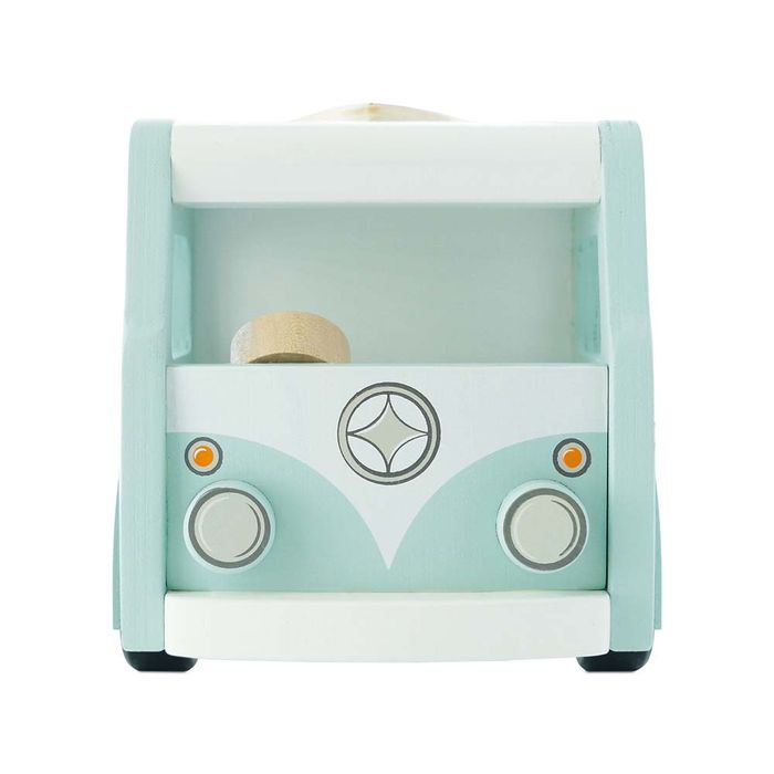 Drewniany kamper retro, wakacyjny samochód, Le Toy Van TV478c