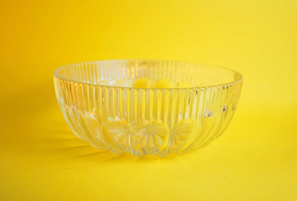 Szklana miska retro vintage lata 50 60